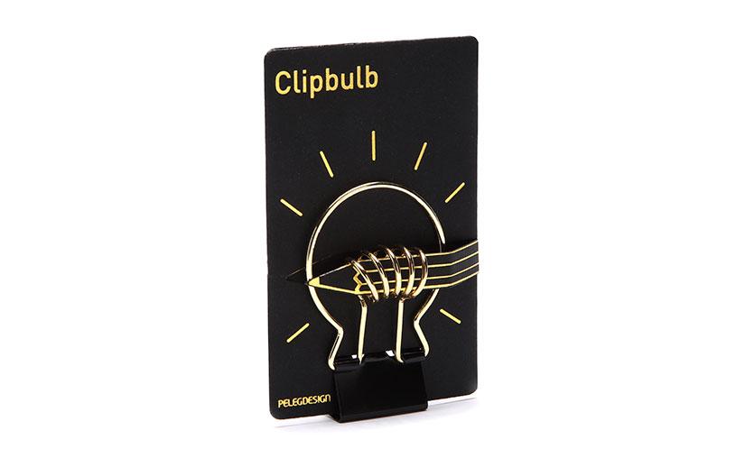 Clipbulb Binder/Folder Clip & Pen Holder