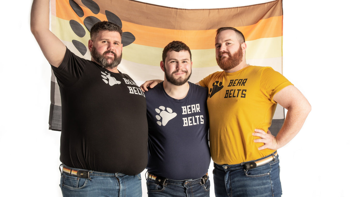 Bear Belts Pride Flag Buckle-Free Belt