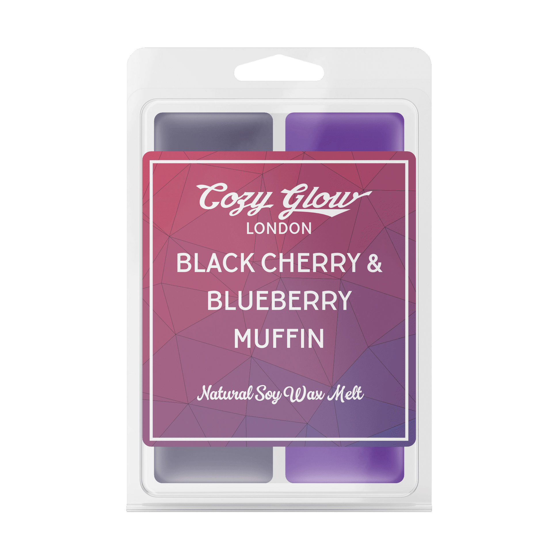 Cozy Glow Black Cherry & Blueberry Muffin Soy Wax Melt Duo
