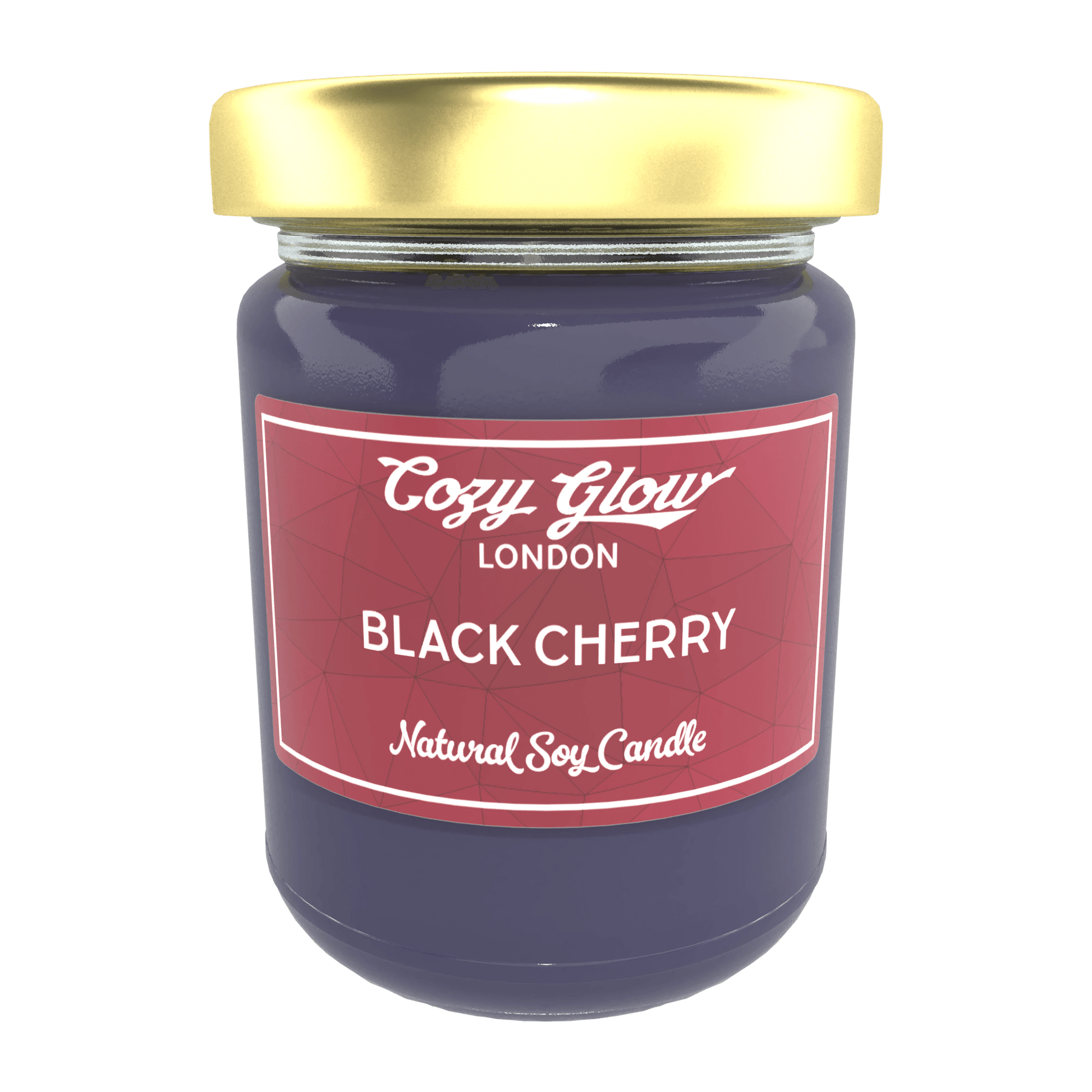 Cozy Glow Black Cherry Large Soy Candle