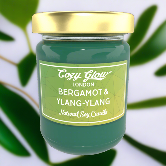 Cozy Glow Bergamot & Ylang-Ylang Large Soy Candle