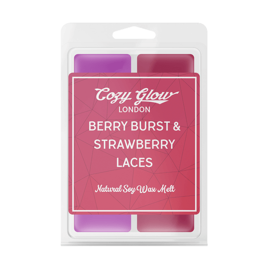 Cozy Glow Berry Burst & Strawberry Laces Soy Wax Melt Duo
