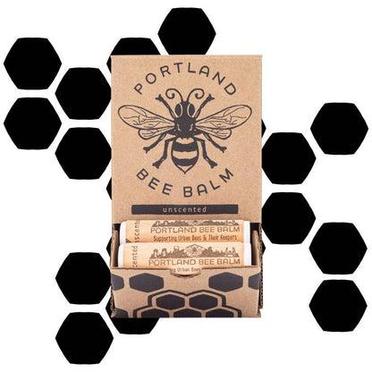 Baume à lèvres non parfumé de Portland Bee Balm