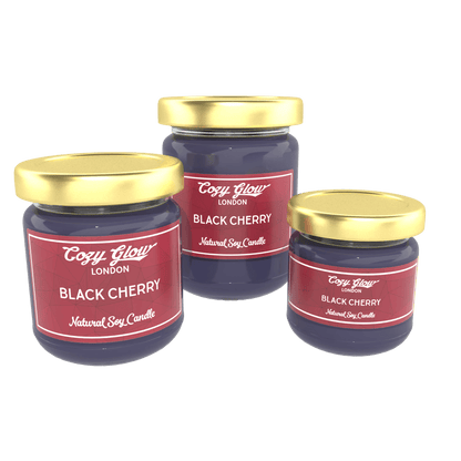 Cozy Glow Black Cherry Soy Candle