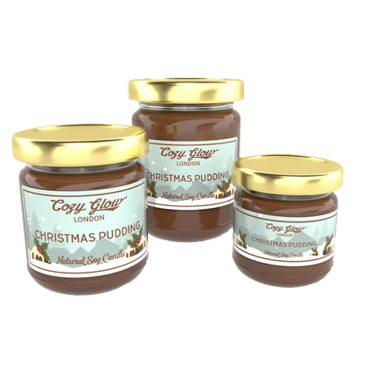 Cozy Glow Christmas Pudding Soy Candle