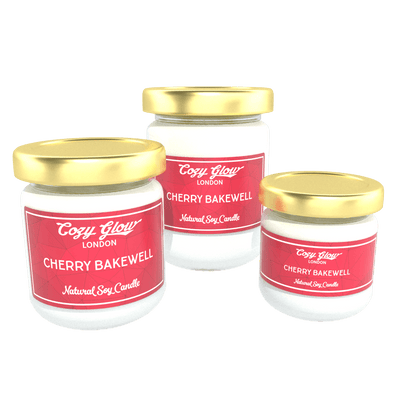 Cozy Glow Cherry Bakewell Soy Candle