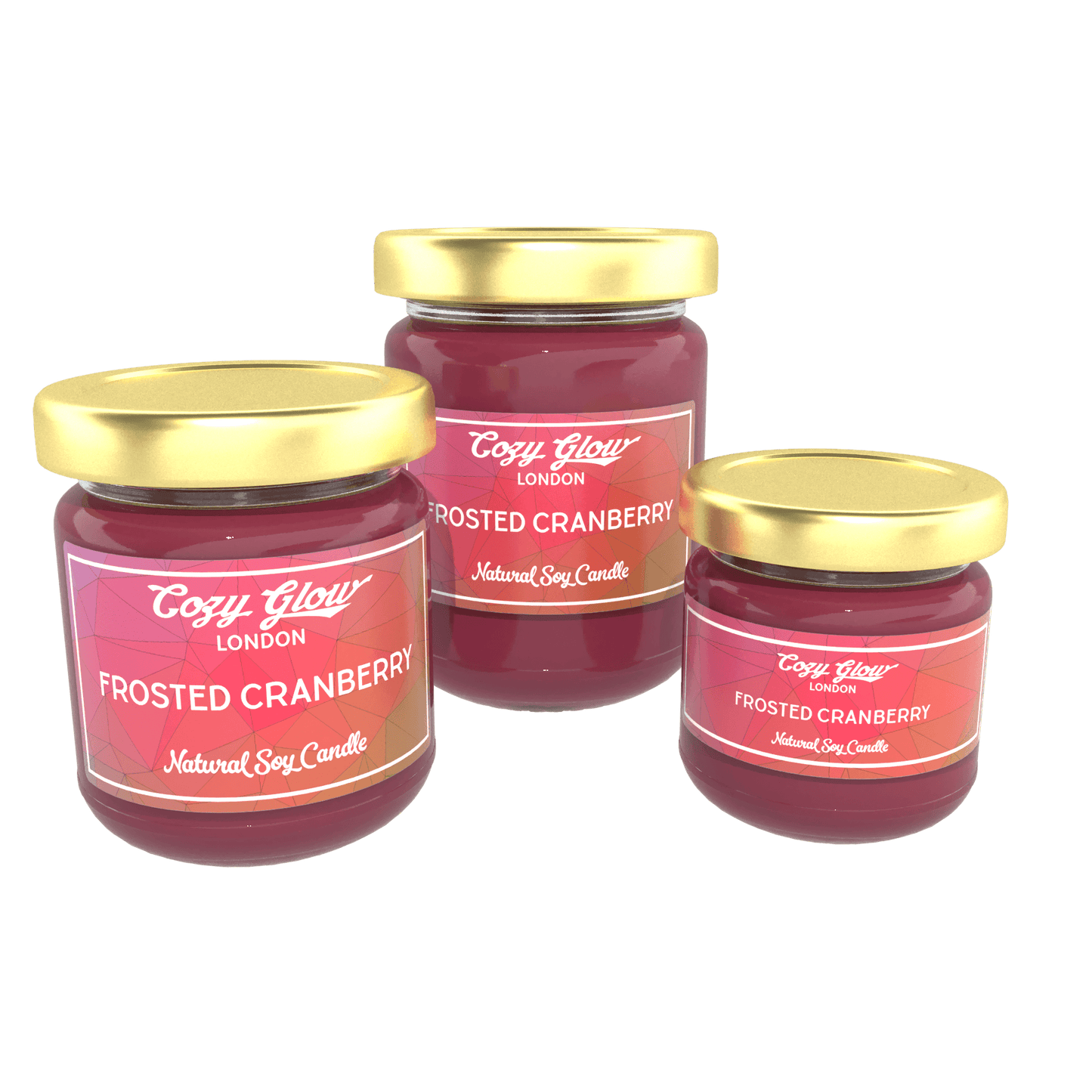 Cozy Glow Frosted Cranberry Soy Candle