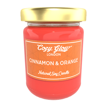 Cozy Glow Cinnamon & Orange Large Soy Candle