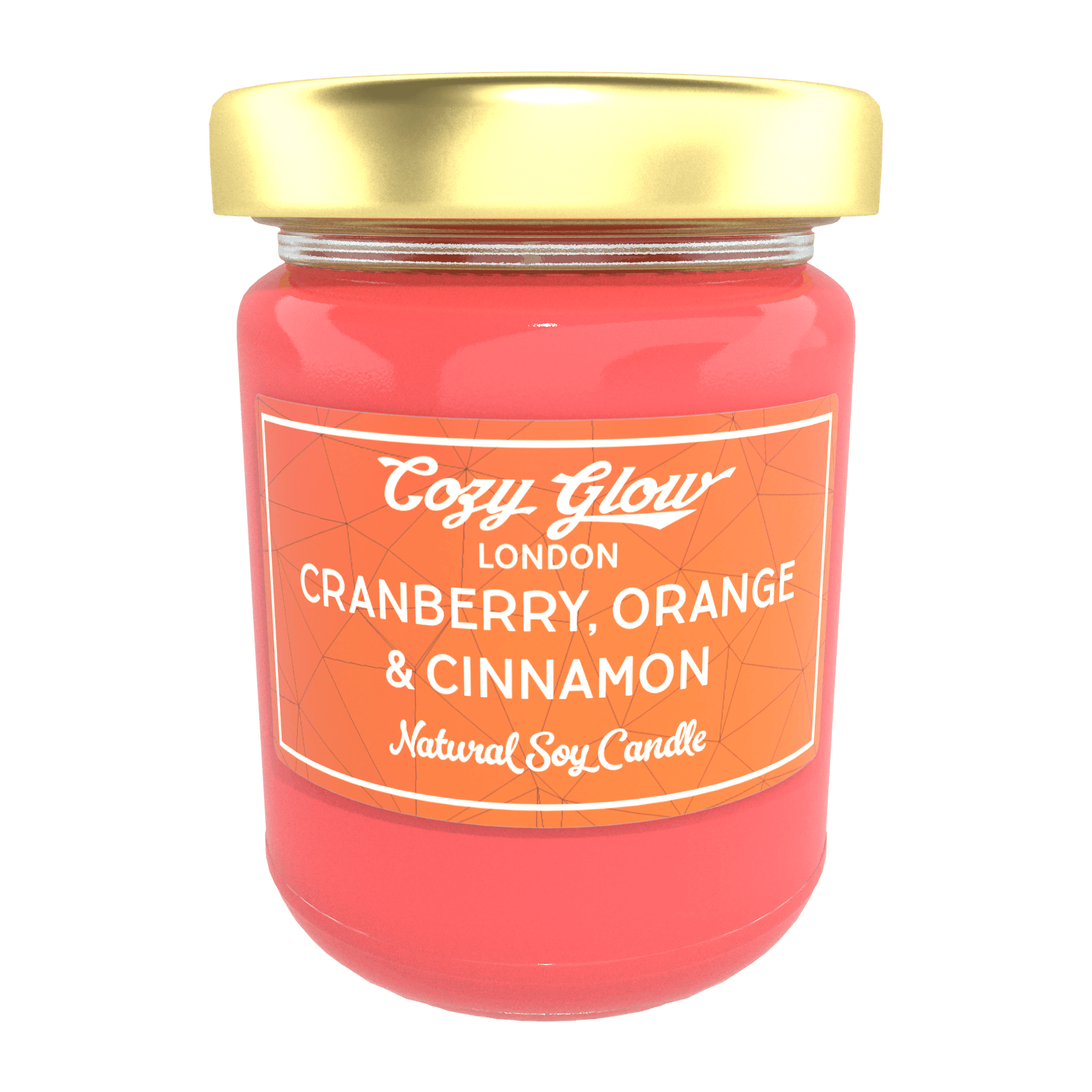 Cozy Glow Cranberry, Orange & Cinnamon Large Soy Candle