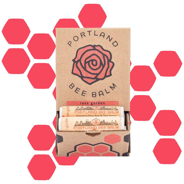 Portland Bee Balm's Rose Garden Lip Balm