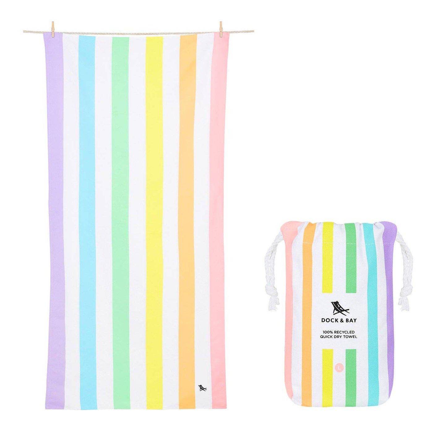 Quick Dry Beach Towels - Stripes - Sand Free