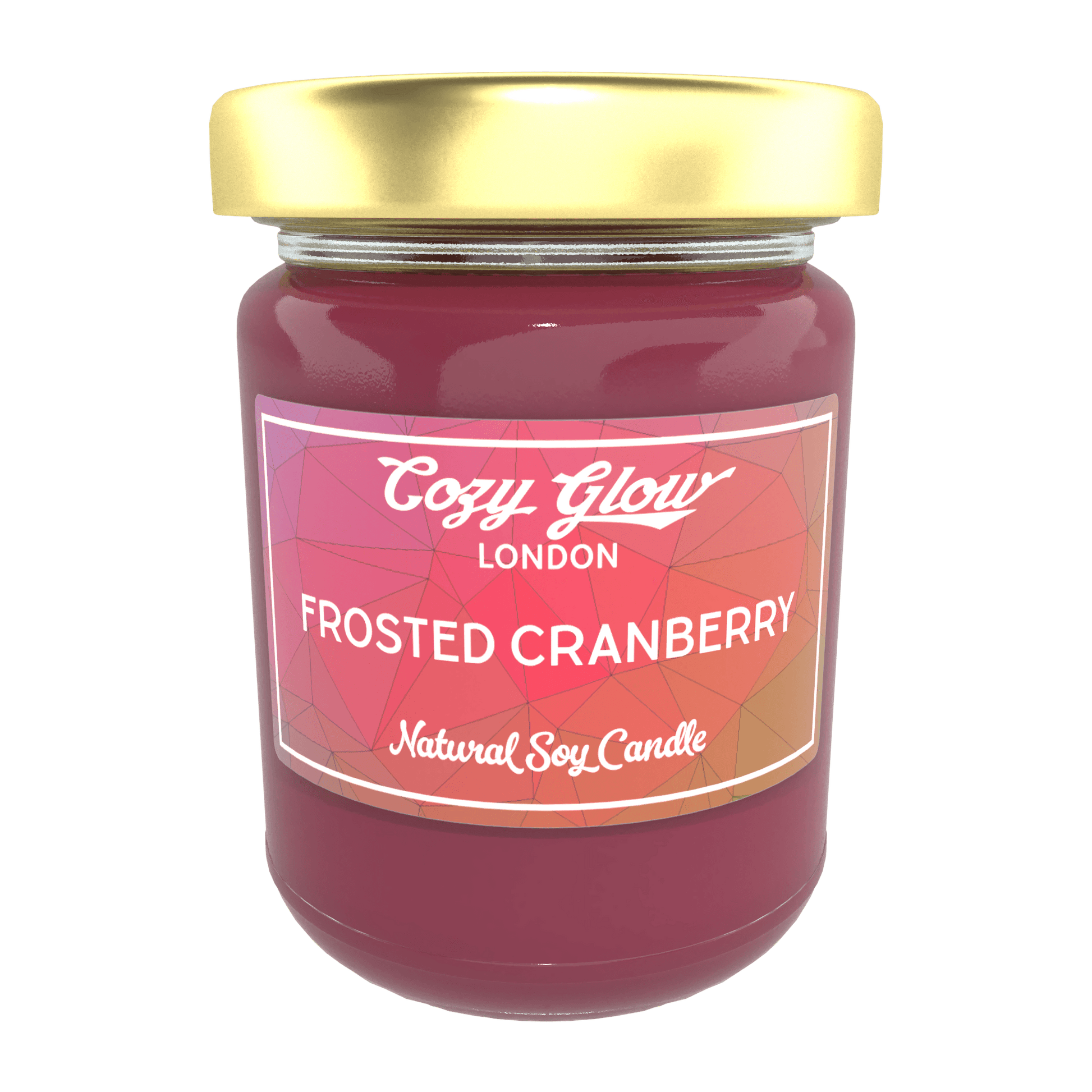 Cozy Glow Frosted Cranberry Large Soy Candle