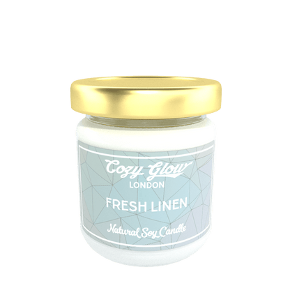 Cozy Glow Fresh Linen Regular Soy Candle