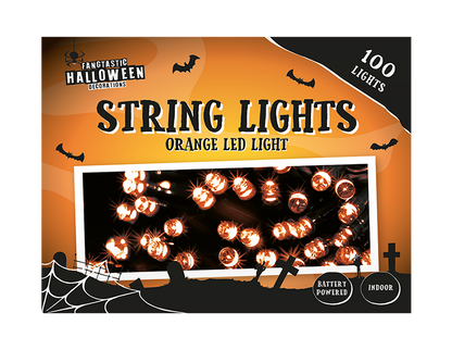 Halloween LED String Lights x 100