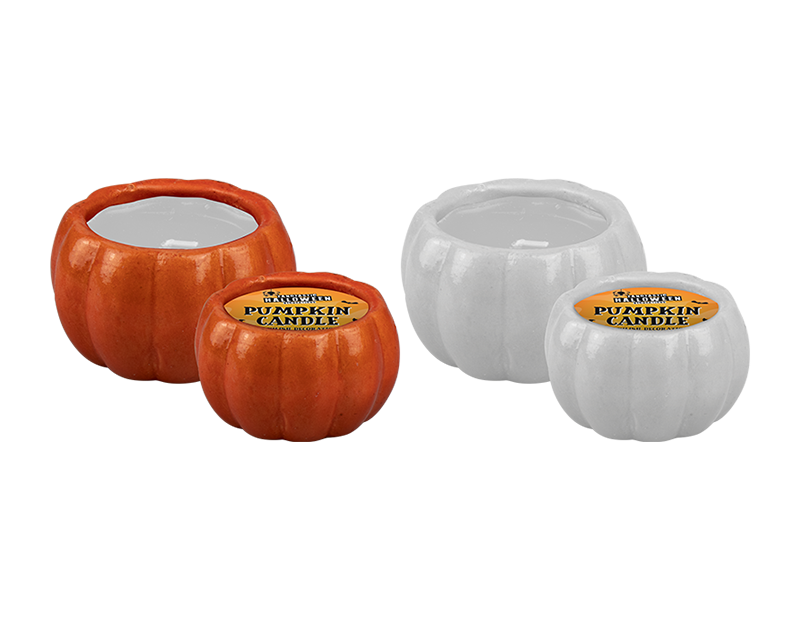 Halloween Pumpkin Decorative Candle