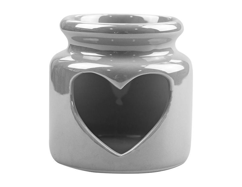 Heart Pearlised tealight holder