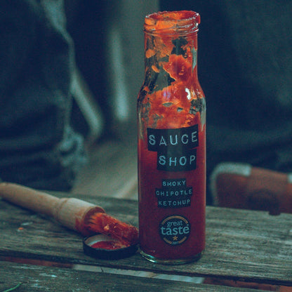 Smoky Chipotle Ketchup 260g Glass Bottle