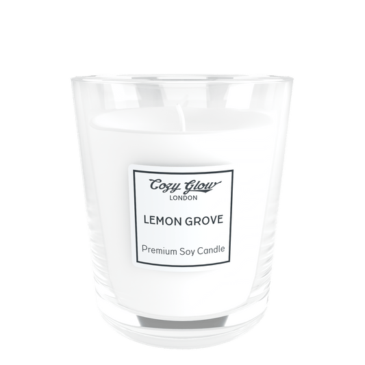 Cozy Glow Lemon Grove Premium Soy Candle