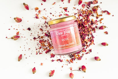 Cozy Glow Rose Regular Soy Candle