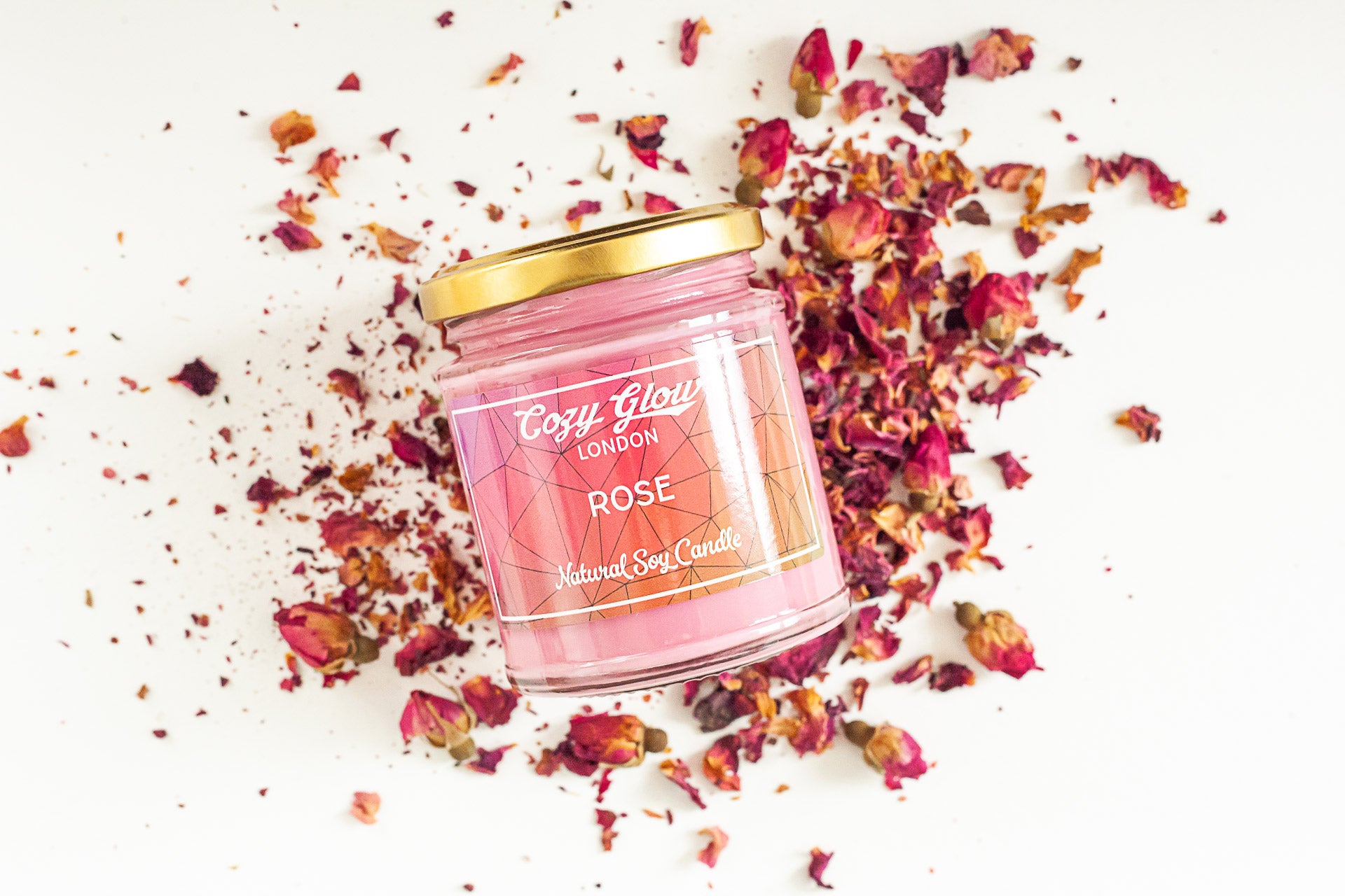 Cozy Glow Rose Regular Soy Candle