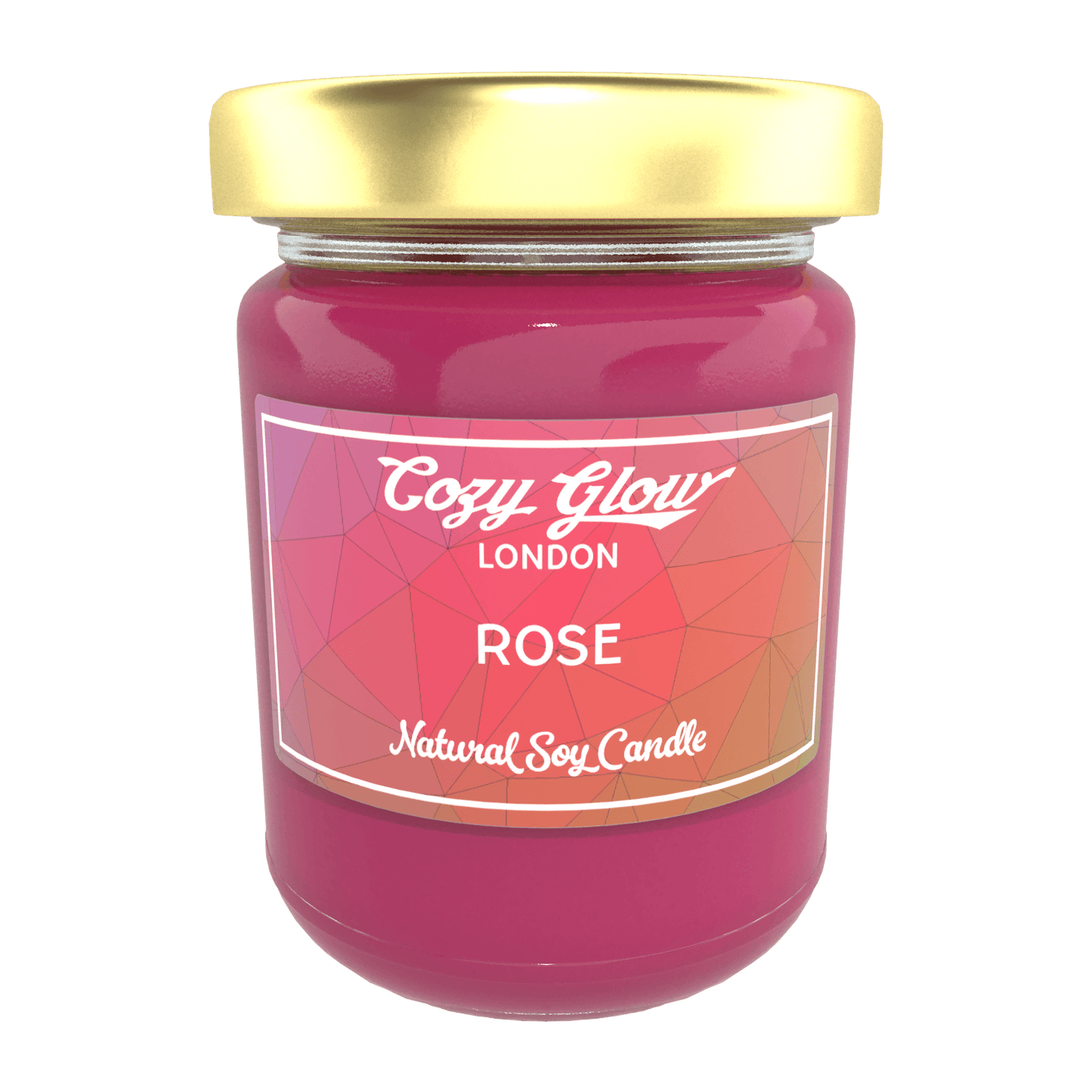 Cozy Glow Rose Large Soy Candle