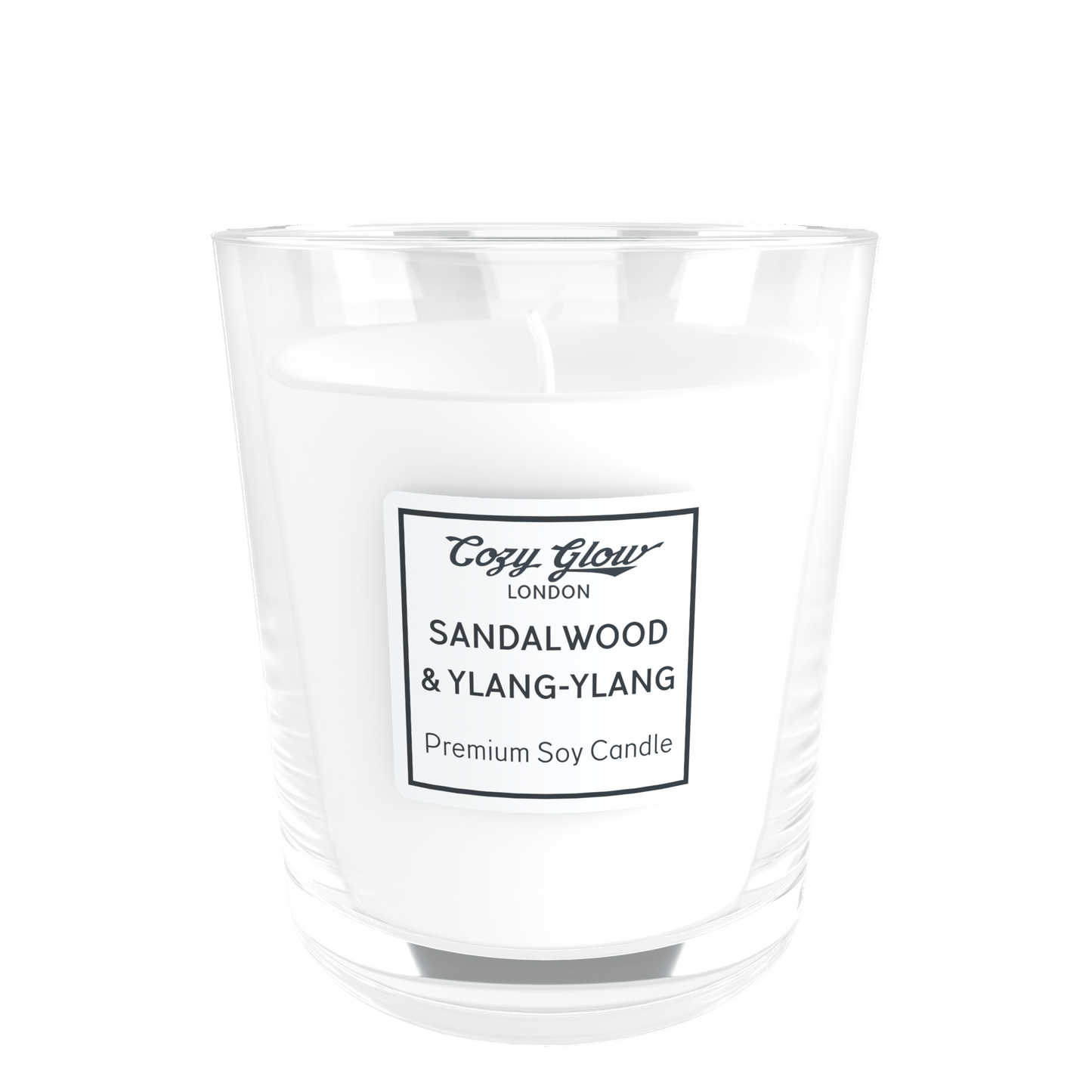 Cozy Glow Sandalwood & Ylang-Ylang Premium Soy Candle