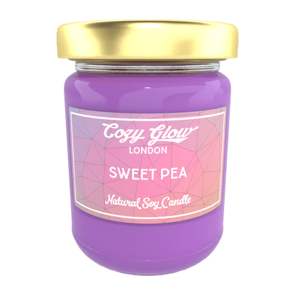 Cozy Glow Sweet Pea Large Soy Candle