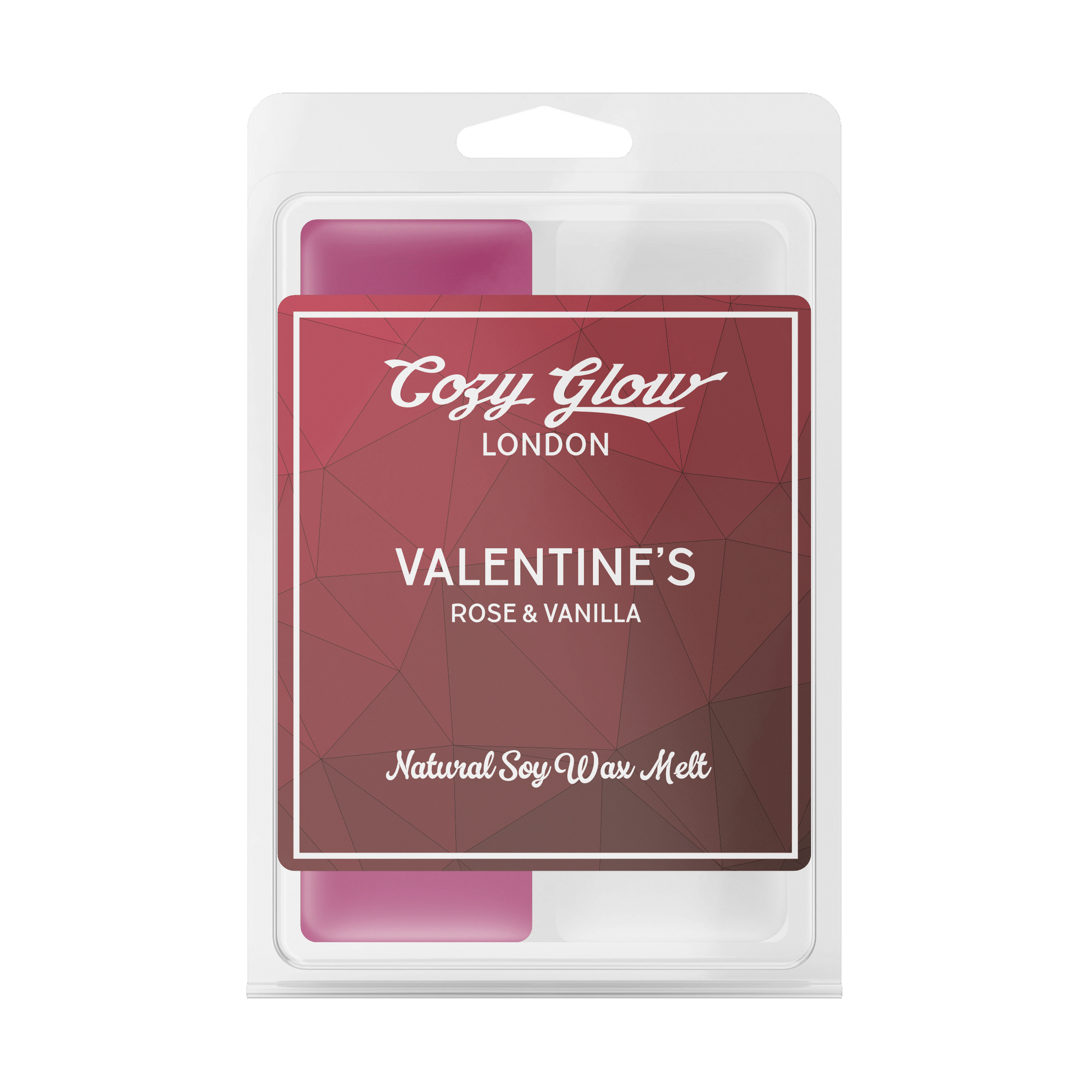 Cozy Glow Valentine's Rose & Vanilla Soy Wax Melt Duo